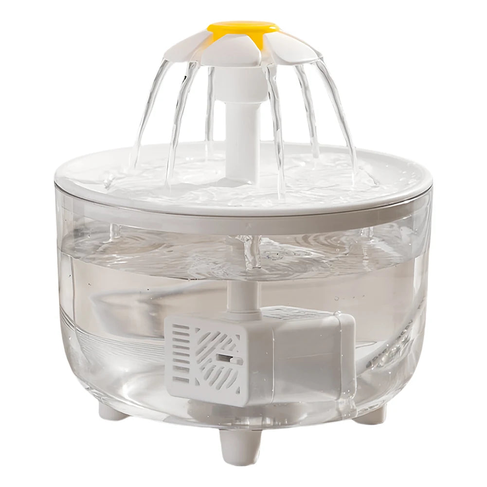 1200ml Automatic Pet Water Fountain | USB Powered | Quiet Filtered Drinking Dispenser for Cats