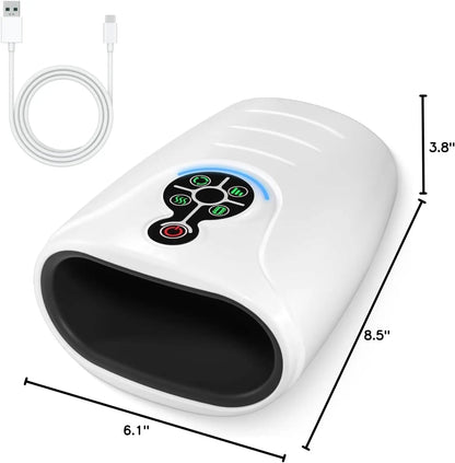 LINGTENG Hand Massager | Heat & Compression | Wireless Rechargeable Design | Hand Relaxation Device