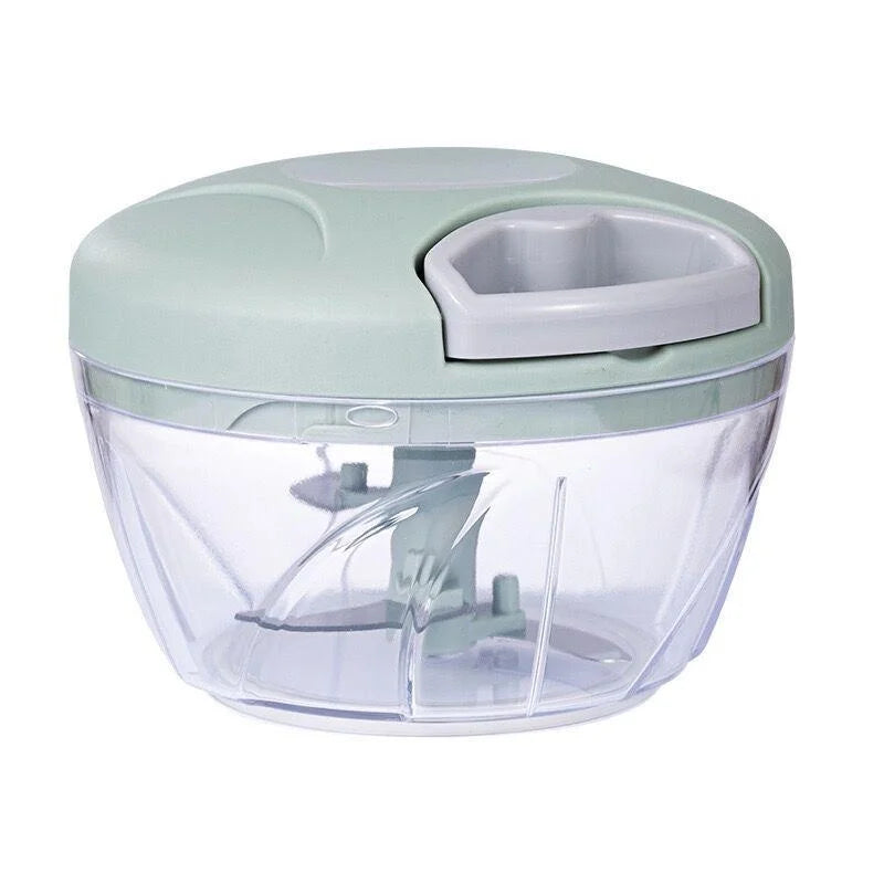 Manual Food Chopper, 500ml/900ml Hand-Pull Vegetable Cutter, Meat Mincer, Garlic Press & Onion Chopper for Everyday Kitchen Use
