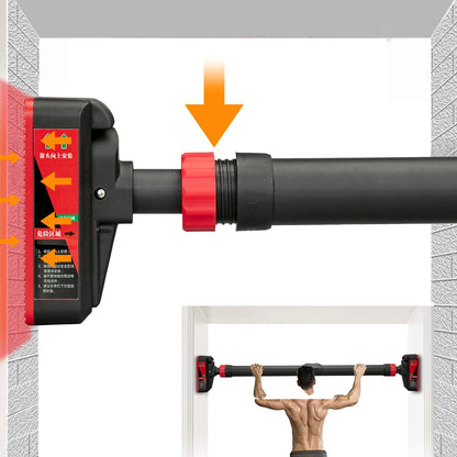 Adjustable Doorway Pull-Up Bar | 69–92 cm Fit Range | Built-In Level Gauge | 200 kg Capacity