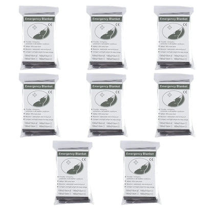 Emergency Survival Blanket Set | Thermal Foil Mylar Blanket | Windproof & Waterproof for Camping and Rescue