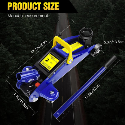 LiftPro™ Hydraulic Floor Jack & Jack Stand Combo – Professional Garage Kit