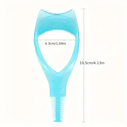 3-in-1 Makeup Application Tool | Mascara Guide | Eyelash Curler Guard | Eyeliner Holder | Brow Shaping Tool