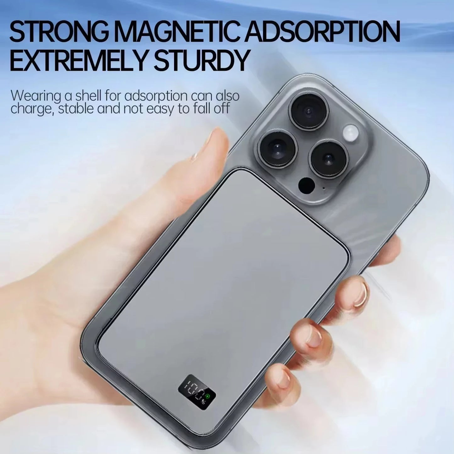 Lenovo MagCharge™ Magnetic Power Bank – Fast Wireless Charging on the Go