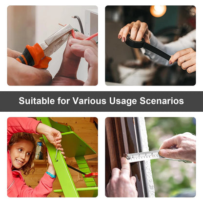 Household Hand Tool Set | 8/9/12/13-Piece | Portable Plastic Toolbox | Home & Auto Repair Kit