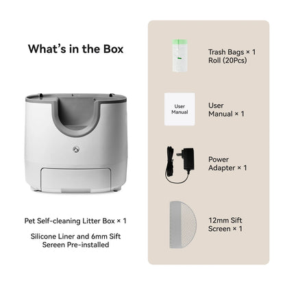 Furoomate™ Smart Self-Cleaning Cat Litter Box | Hands-Free Odor Control