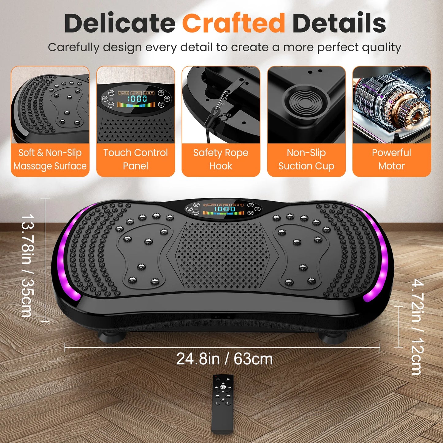 VibeFit™ Whole Body Vibration Platform – Smart Home Fitness System