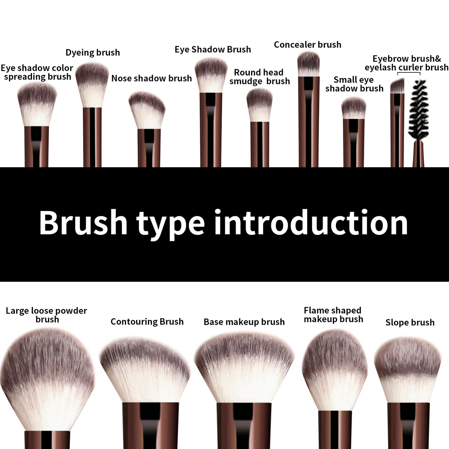 LuxeBlend™ 13-Piece Professional Makeup Brush Collection