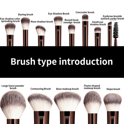 LuxeBlend™ 13-Piece Professional Makeup Brush Collection