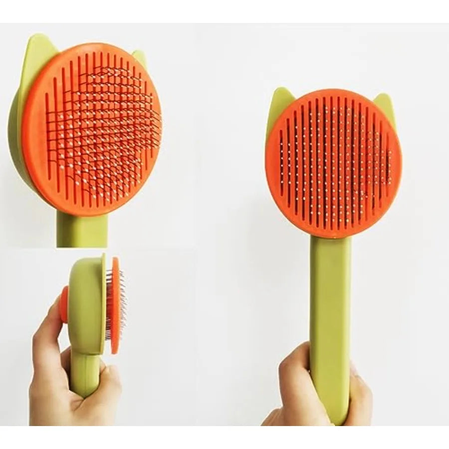 10-Piece Cat & Dog Grooming Set | Self-Cleaning Deshedding Brush, Bath Brush, Massage Glove, Nail Clipper & Flea Comb