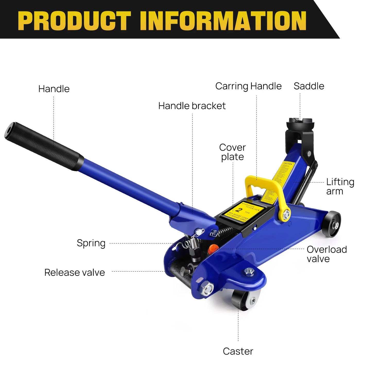 LiftPro™ Hydraulic Floor Jack & Jack Stand Combo – Professional Garage Kit