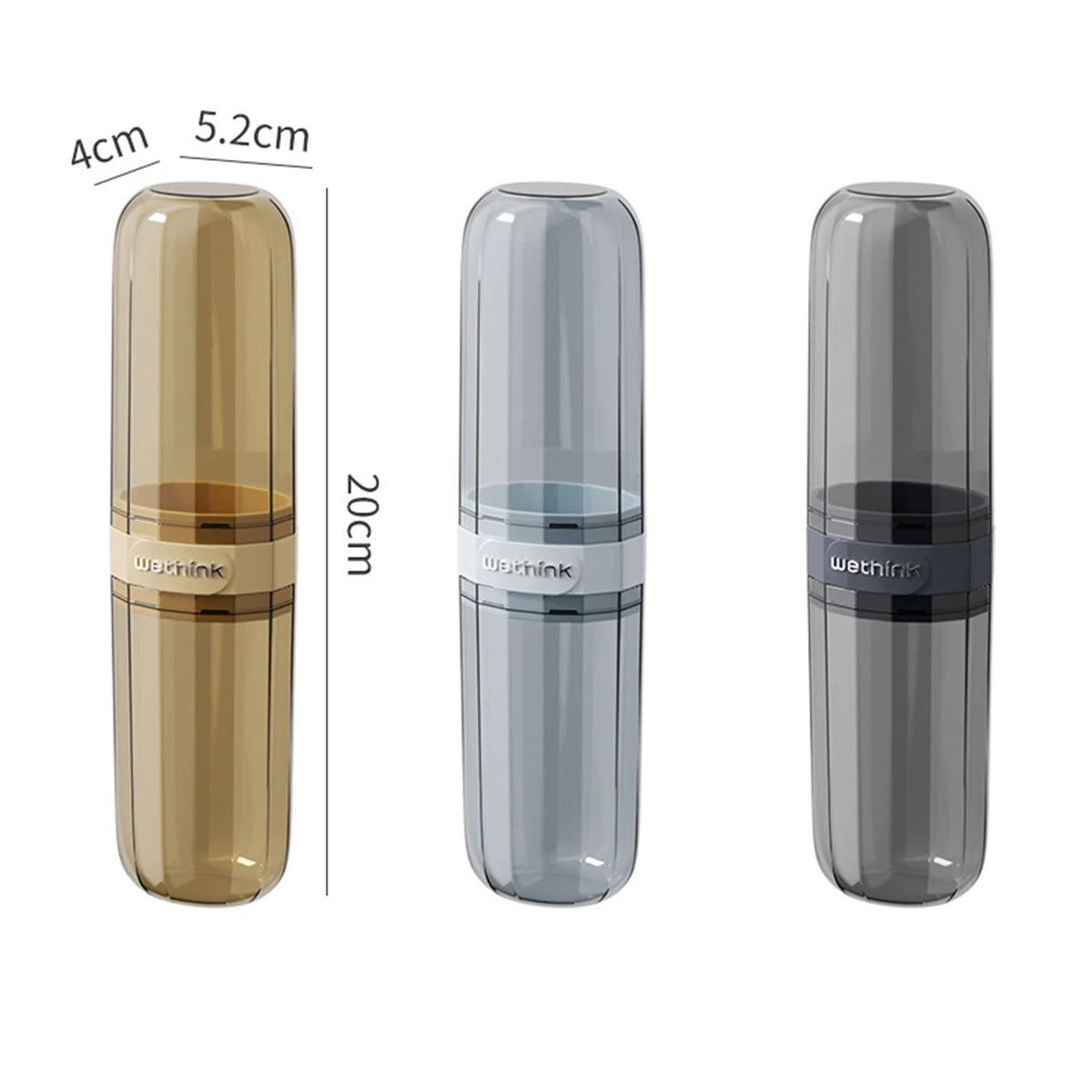 Portable Travel Toothbrush & Toothpaste Case | Hygienic Storage Box for Camping and Daily Use
