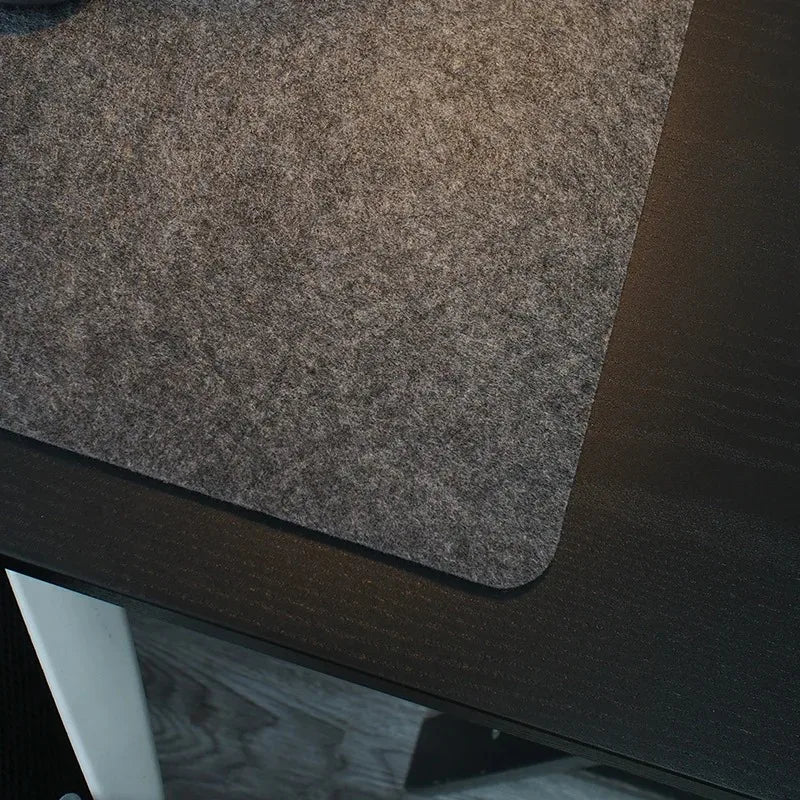 Wool Felt Desk Mat XXL, Large Non-Slip Mouse Pad for Gaming, Office, Keyboard, Laptop and Computer Desk Protection, Smooth Writing Surface Deskpad