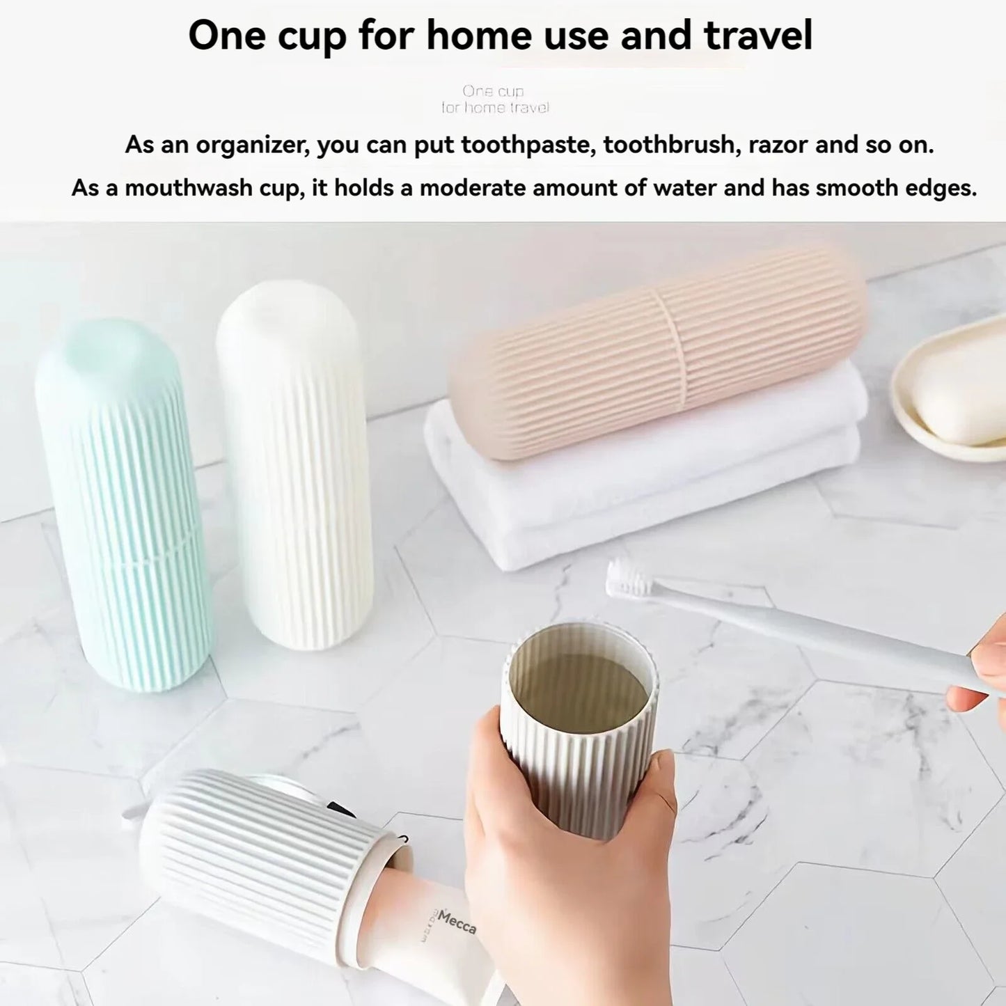 Portable Travel Toothbrush & Toothpaste Case | Hygienic Storage Box for Camping and Daily Use