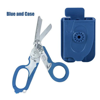 Tactical Medical Scissor Emergency Rescue Shear First Aid Kit Raptor Scissors Foldable Plier Outdoor Survival EDC Tool Gear