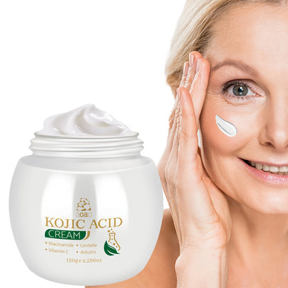 Kojic Acid Day & Night Face Cream | Vitamin E & Collagen | Lightweight Moisturizer for Dry & Sensitive Skin