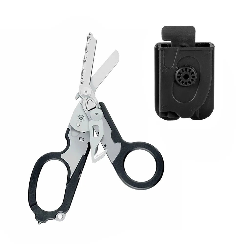Tactical Medical Scissor Emergency Rescue Shear First Aid Kit Raptor Scissors Foldable Plier Outdoor Survival EDC Tool Gear