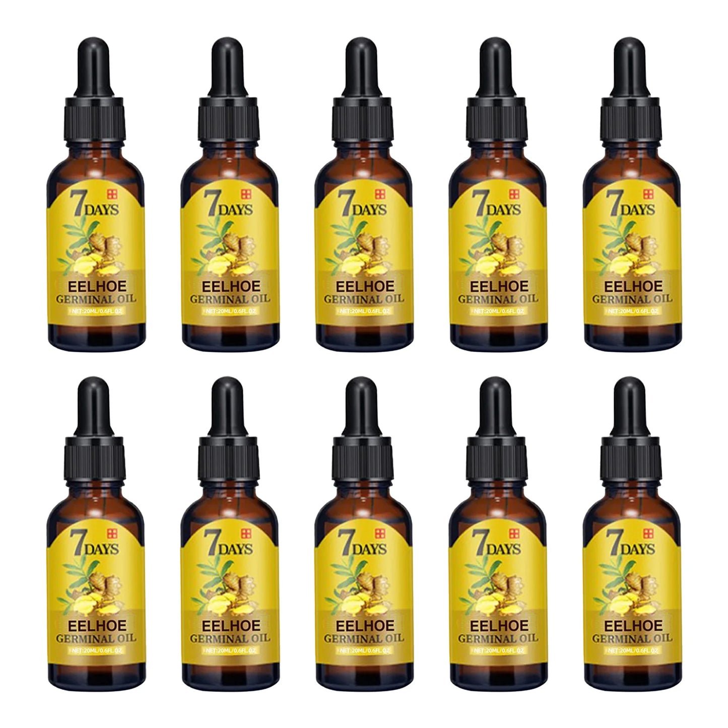 EELHOE Ginger Hair Oil | 20ml | Nourishing Scalp & Hair Care for Women and Men