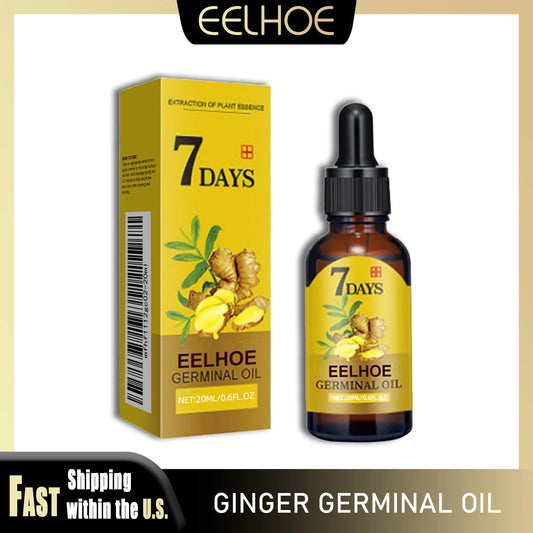 EELHOE Ginger Hair Oil | 20ml | Nourishing Scalp & Hair Care for Women and Men
