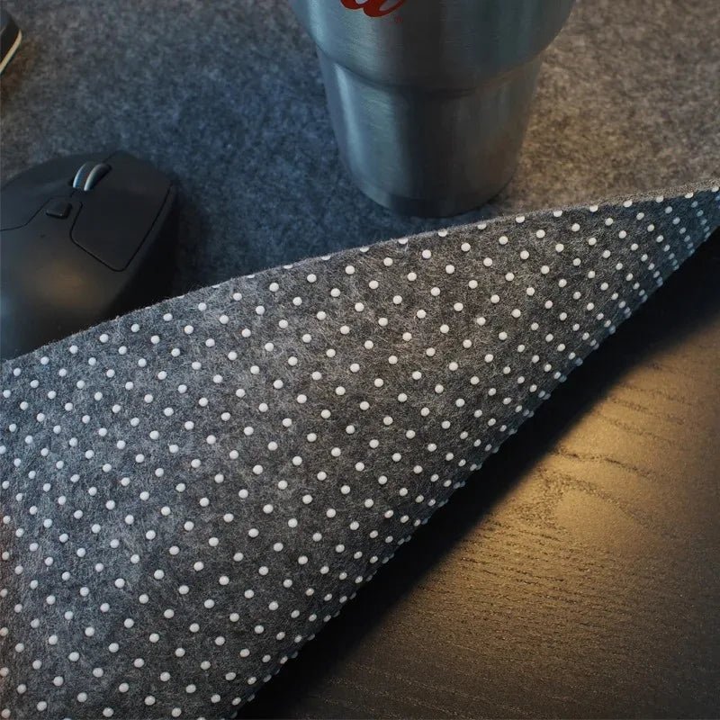 Wool Felt Desk Mat XXL, Large Non-Slip Mouse Pad for Gaming, Office, Keyboard, Laptop and Computer Desk Protection, Smooth Writing Surface Deskpad