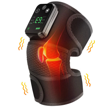 Electric Heated Massage Wrap | Warm Compress & Vibration | Knee, Shoulder & Neck Support