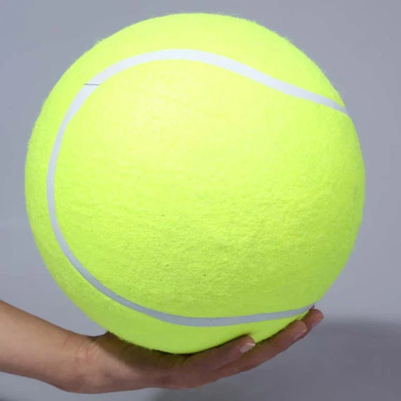 PawPlay™ Giant Tennis Ball – Interactive Outdoor Dog Toy