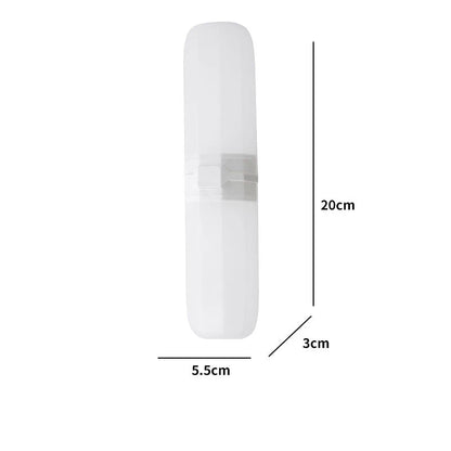 Portable Travel Toothbrush & Toothpaste Case | Hygienic Storage Box for Camping and Daily Use